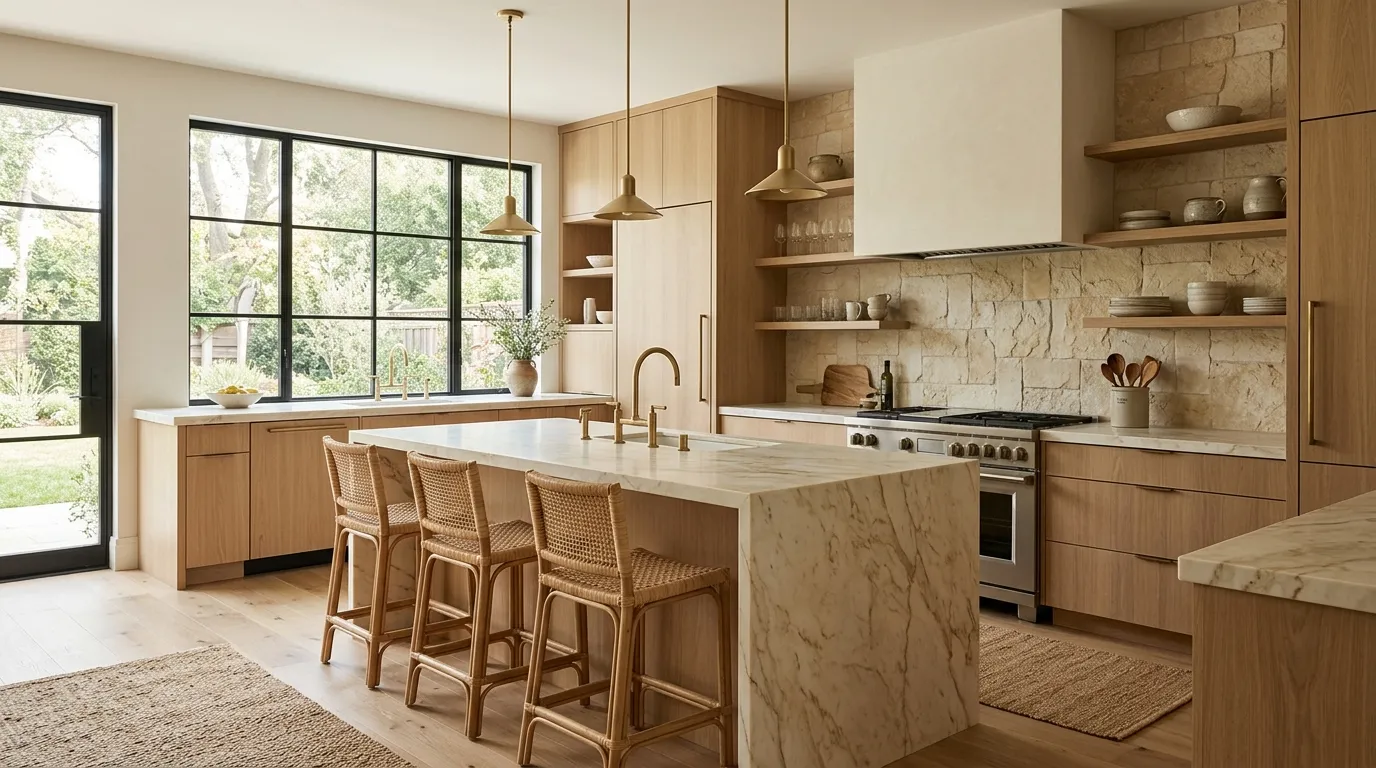 Textured Limestone Walls