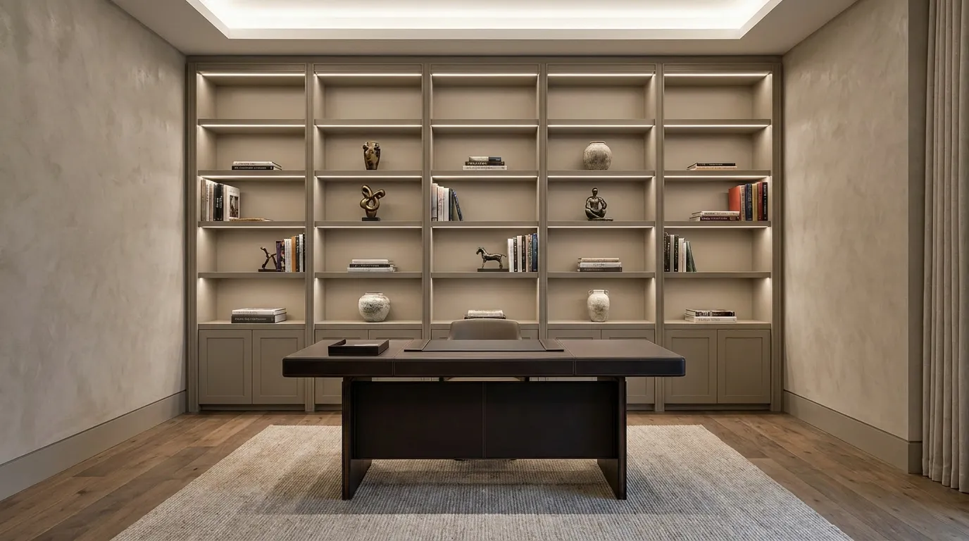 Built-In Bookcases