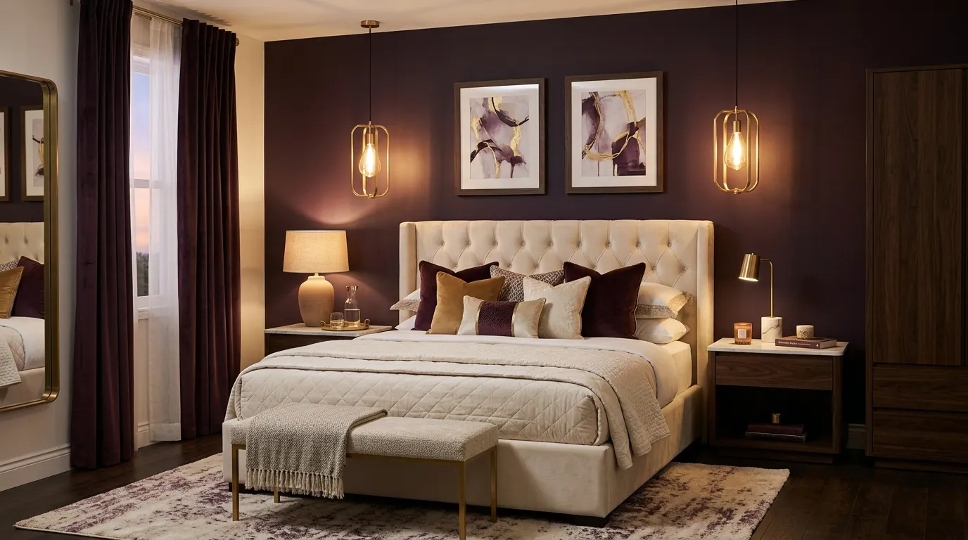 Deep Plum Accents
