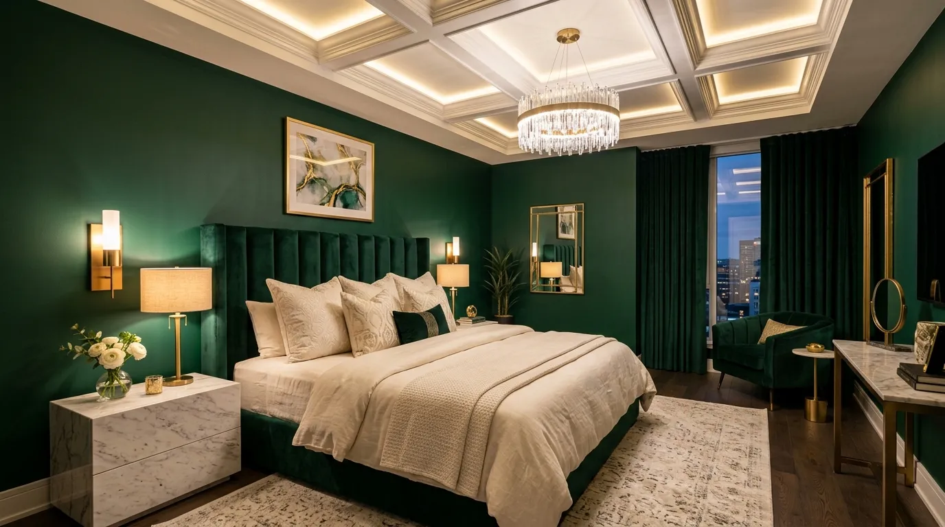 Emerald Gold Glamour