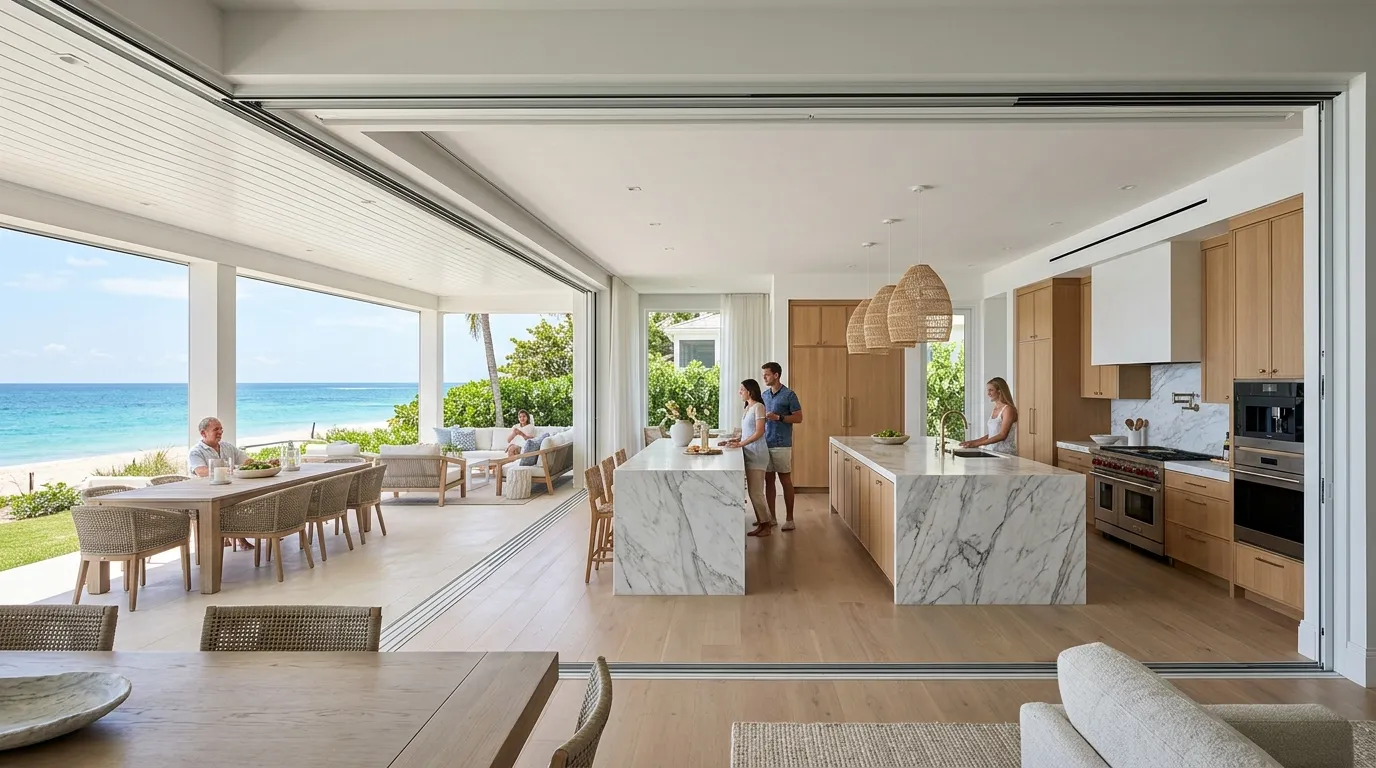 Indoor-Outdoor Kitchens