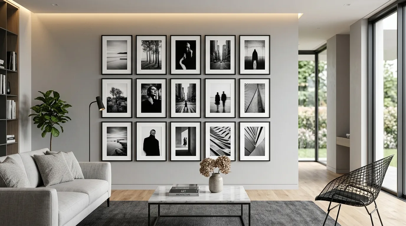 Monochrome Photo Display