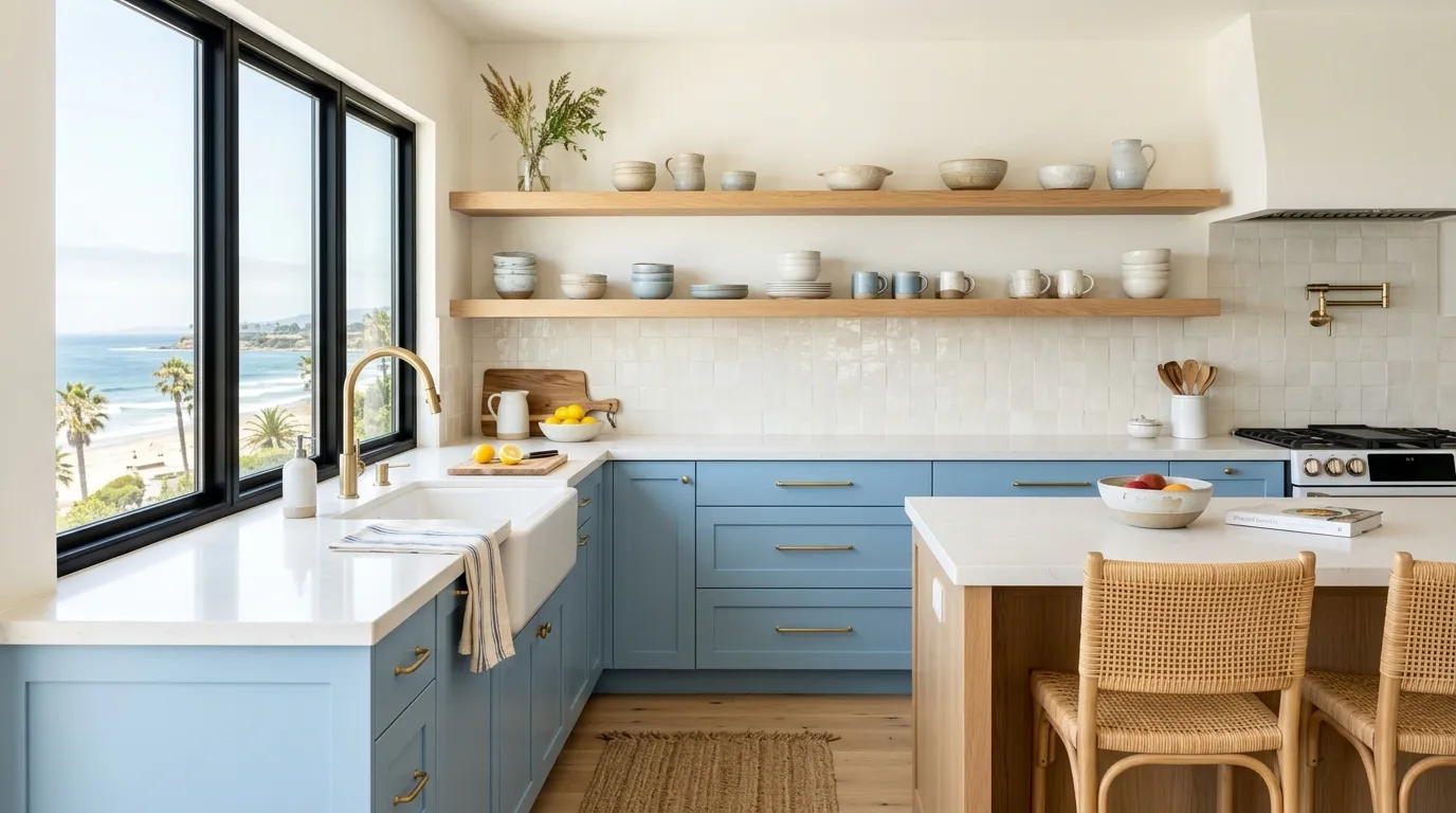 Natural Oak Shelving