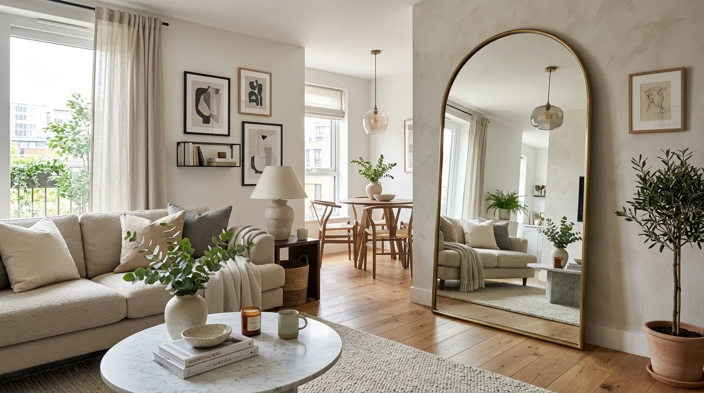 Oversized Statement Mirror