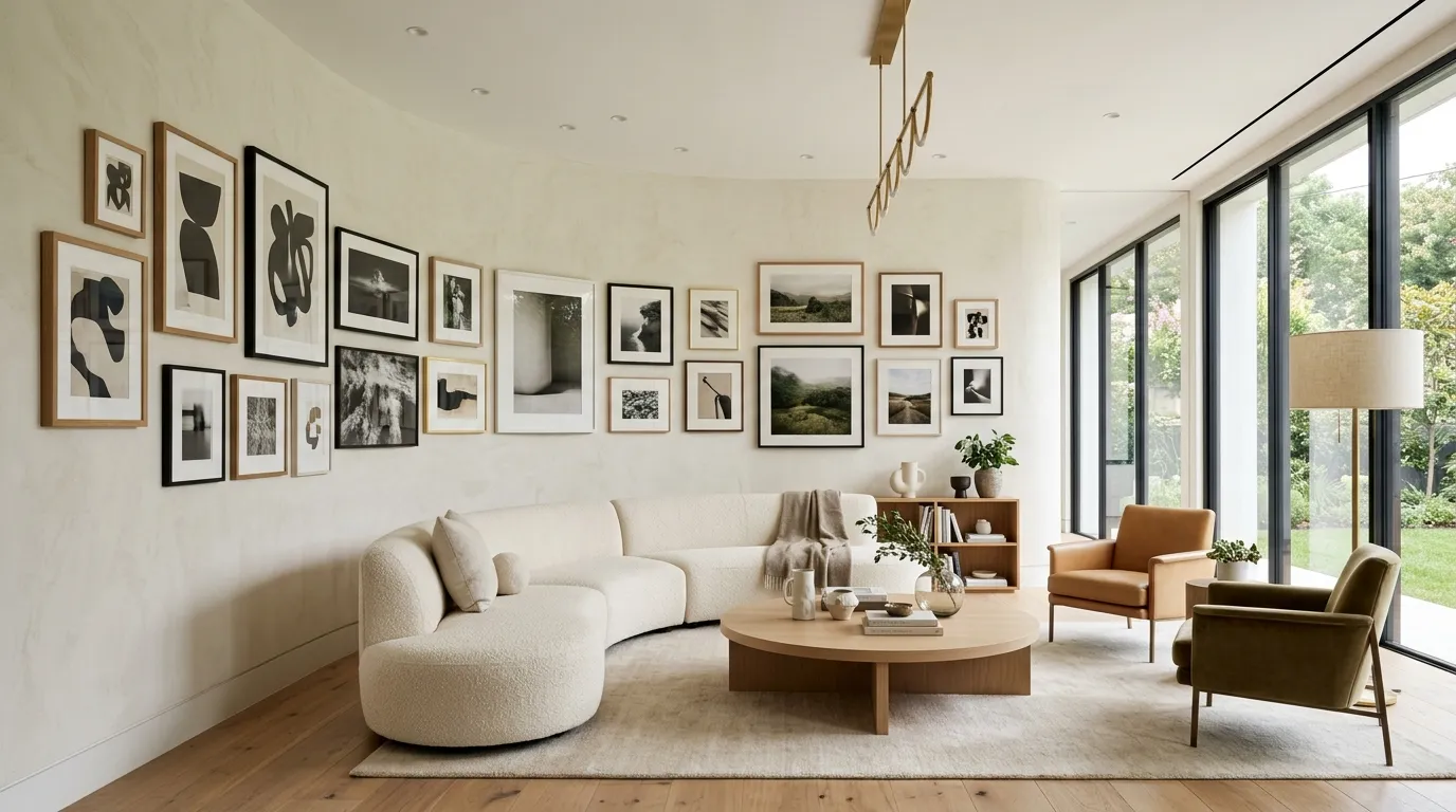 Curved Frame Arrangement