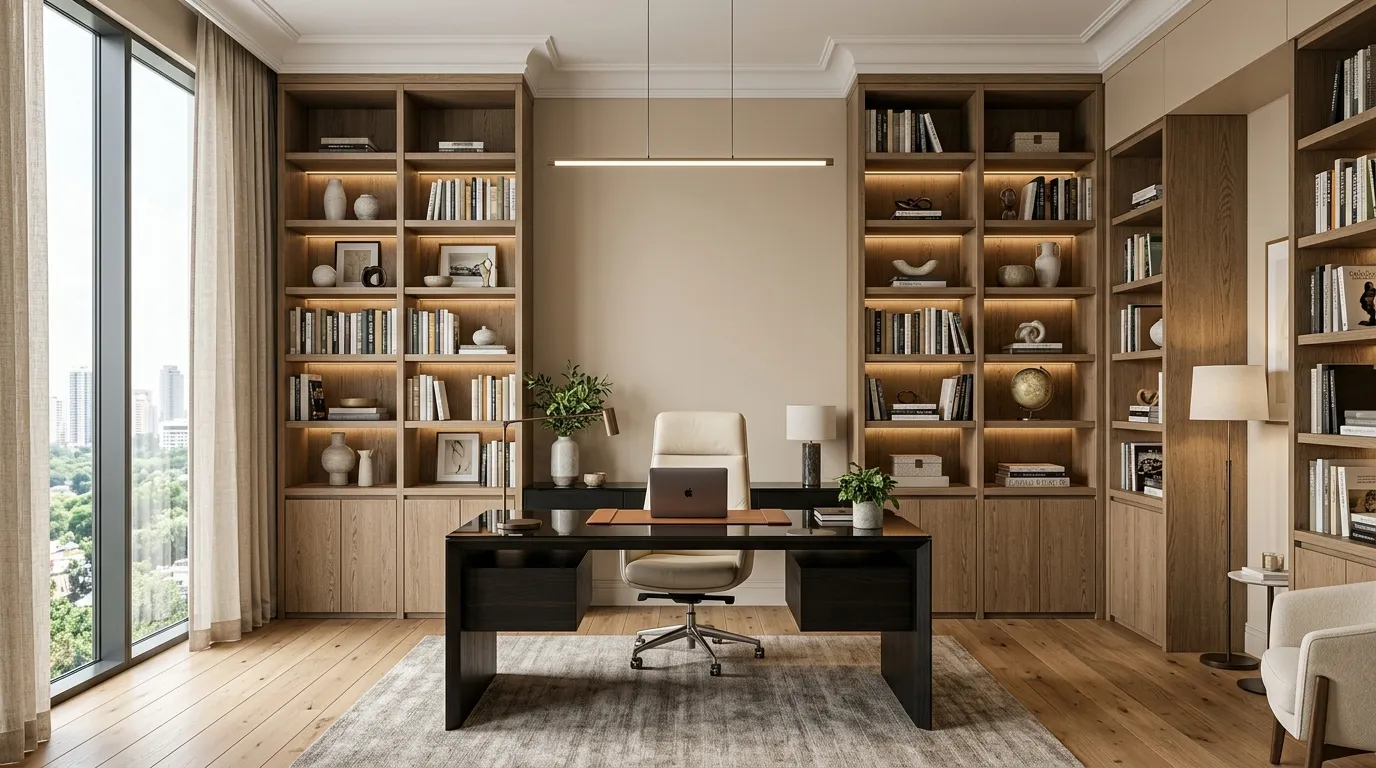 Floor-To-Ceiling Shelving