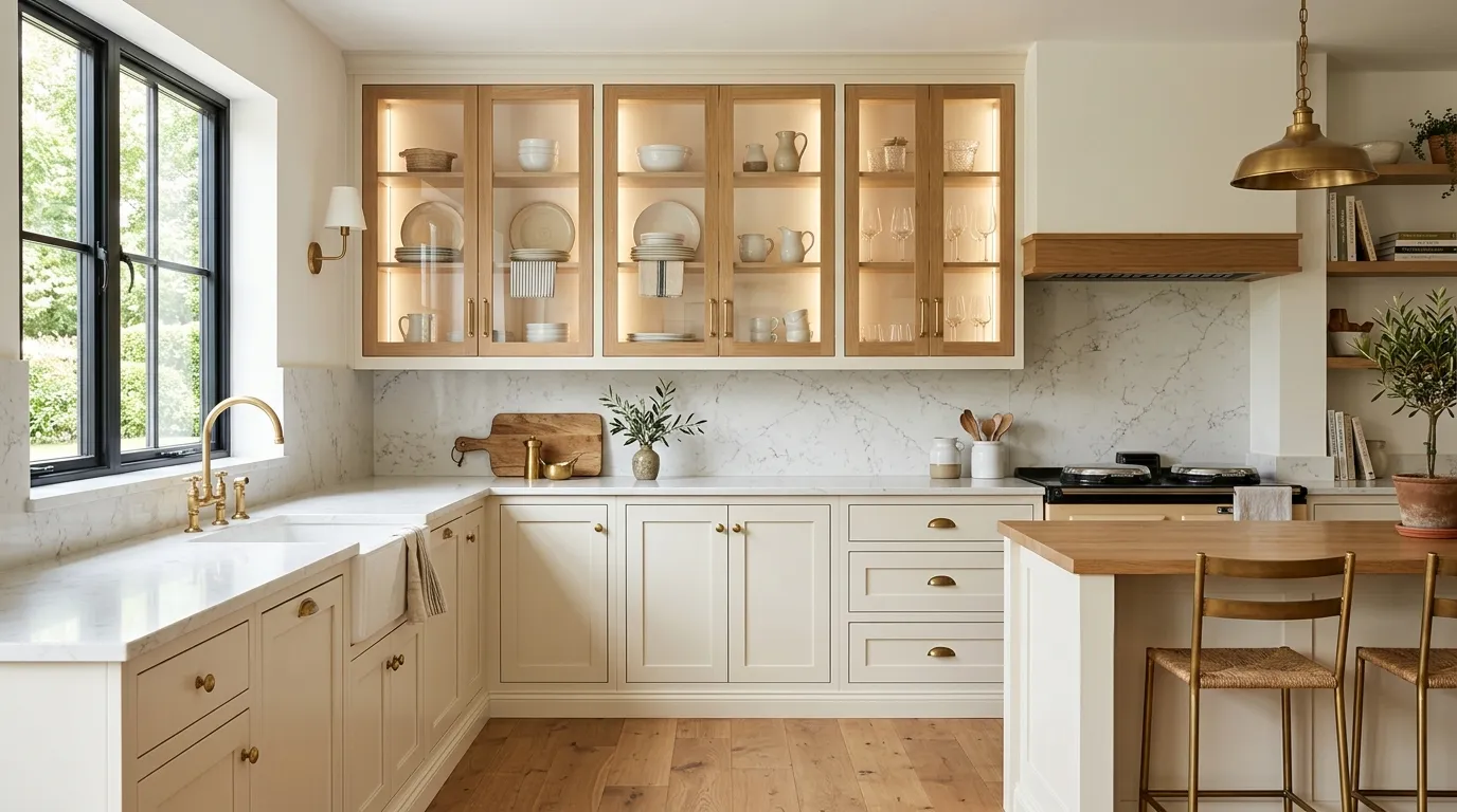 Glass Front Cabinets