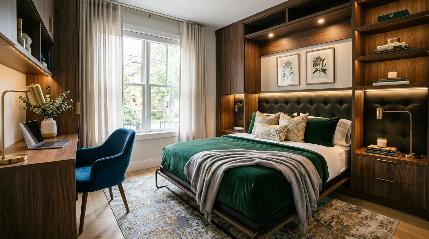 Small Bedroom Murphy Bed Ideas
