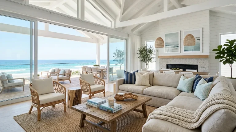 beach house living room