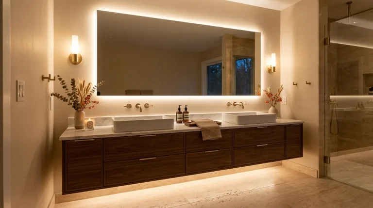 fall bathroom decor