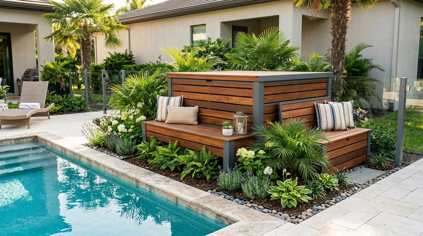 ground pool pump cover ideas