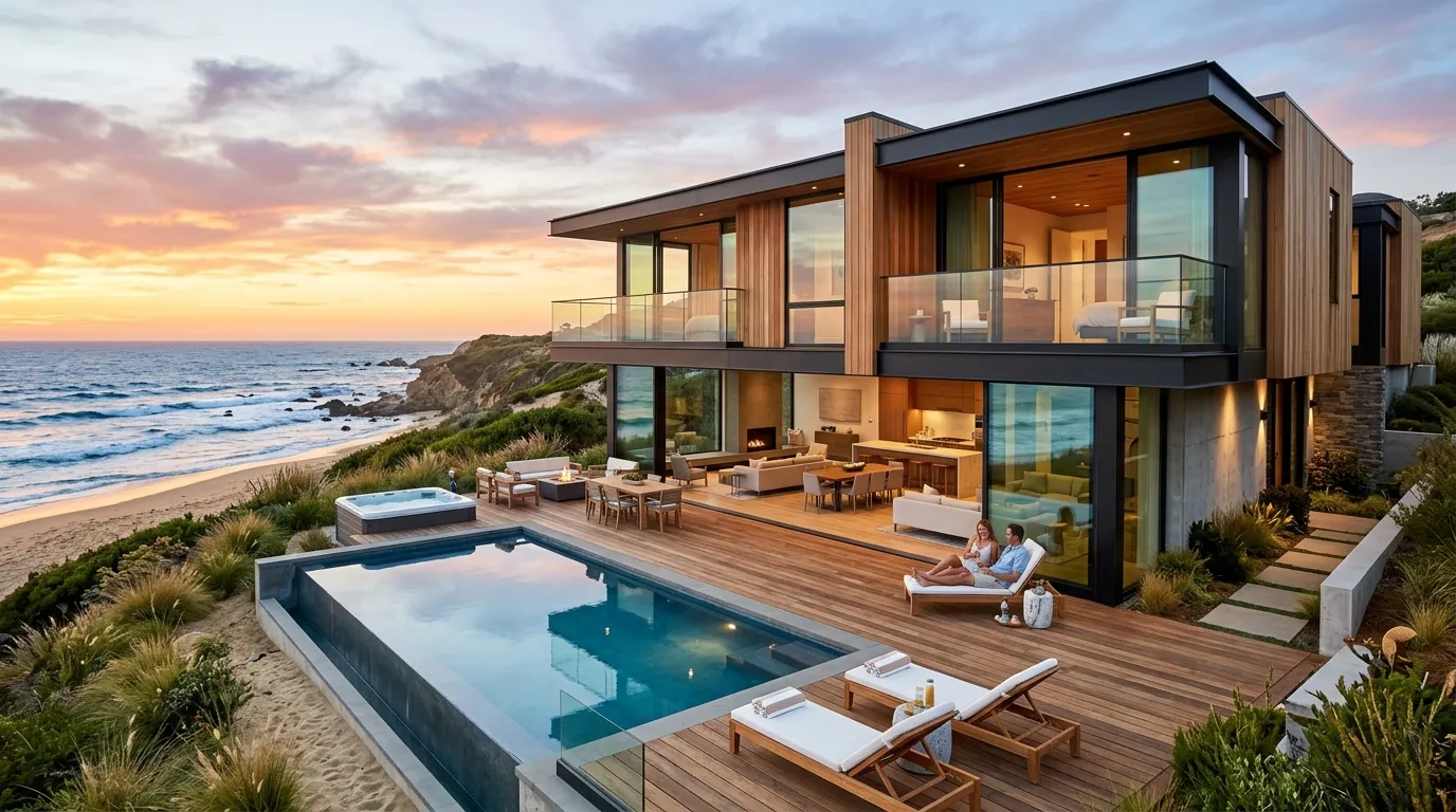 modern beach house