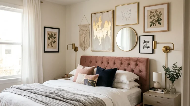 wall decor ideas for women bedroom