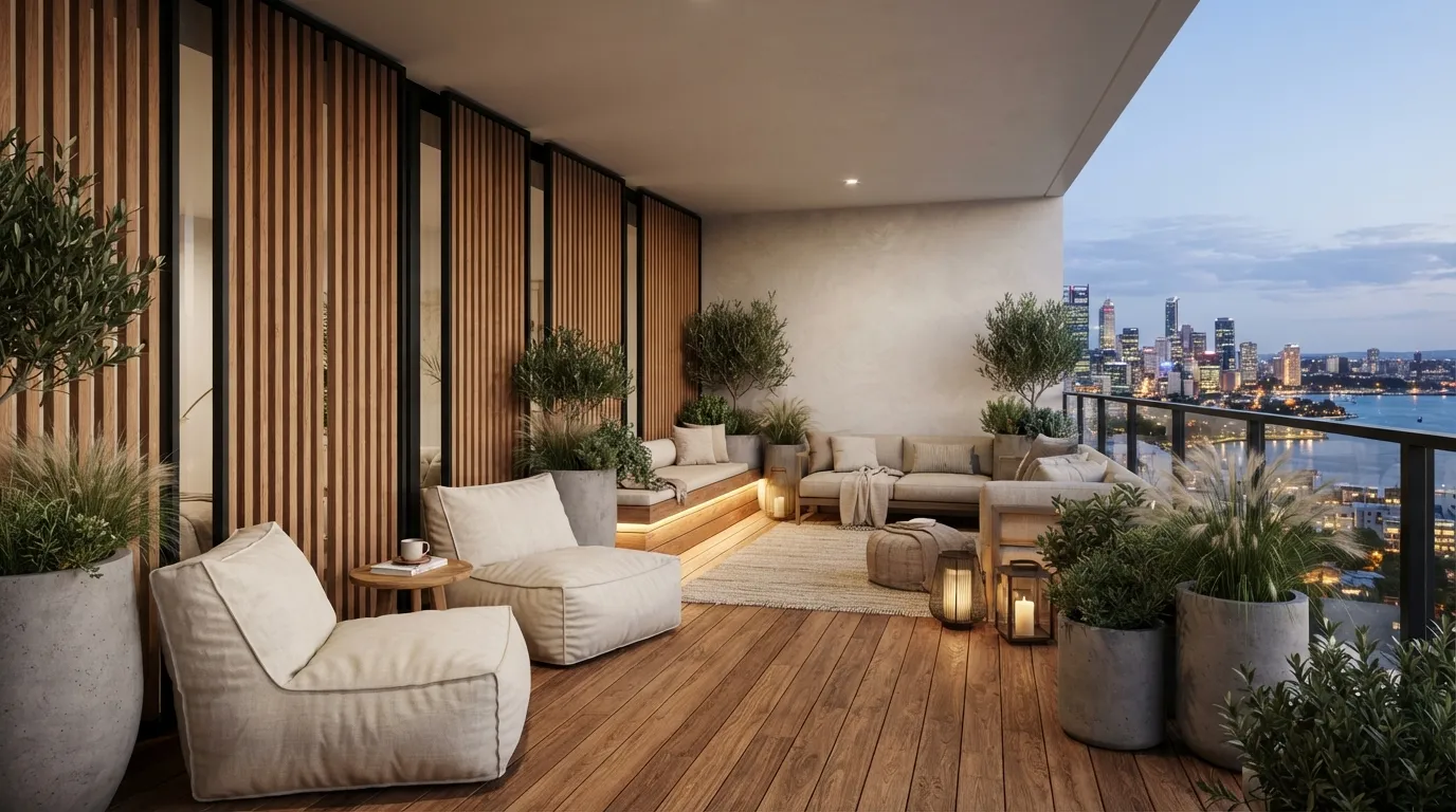 Floating Privacy Screens