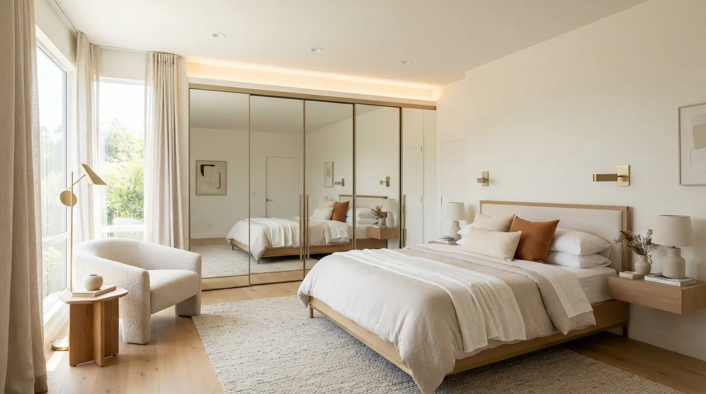Mirror Sliding Closet