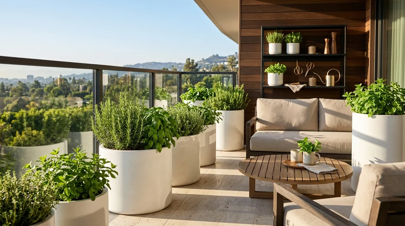 Modern Herb Terrace