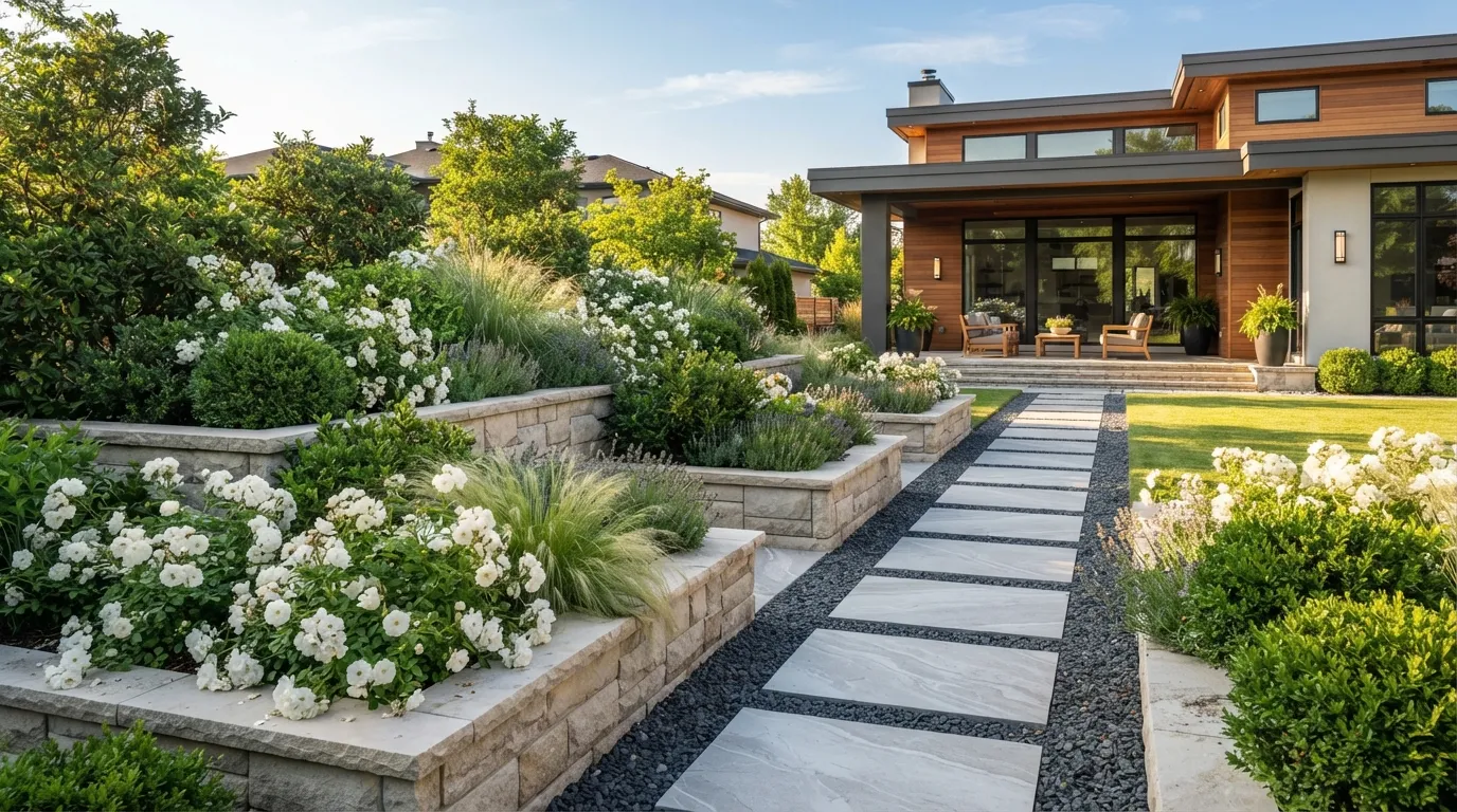 Raised Stone Beds