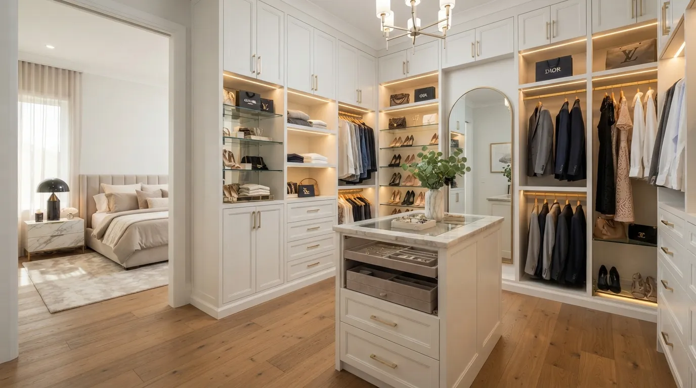 Luxe Walk-In Closet