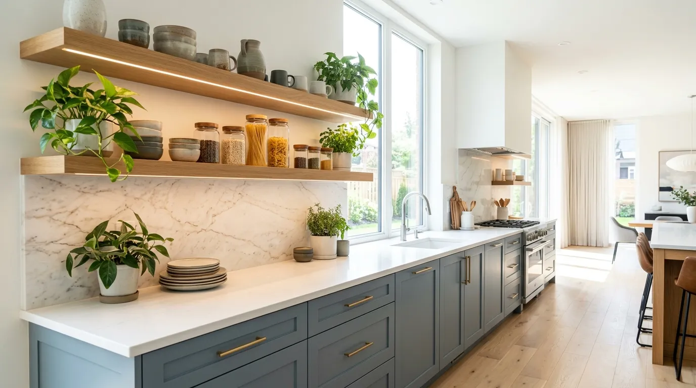 Open Shelf Styling