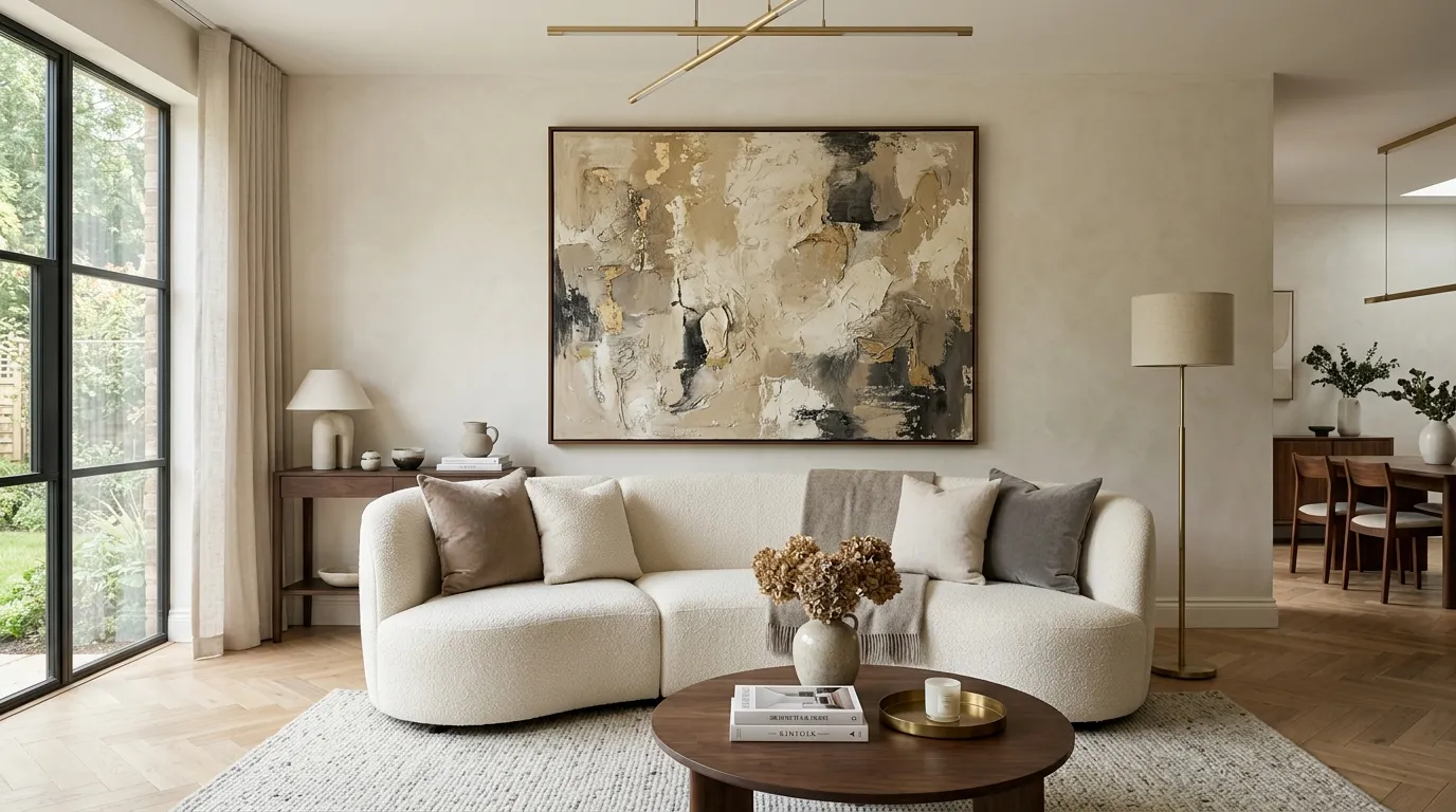 Oversized Abstract Artwork