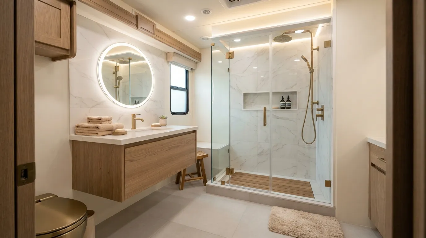 Frameless Glass Shower