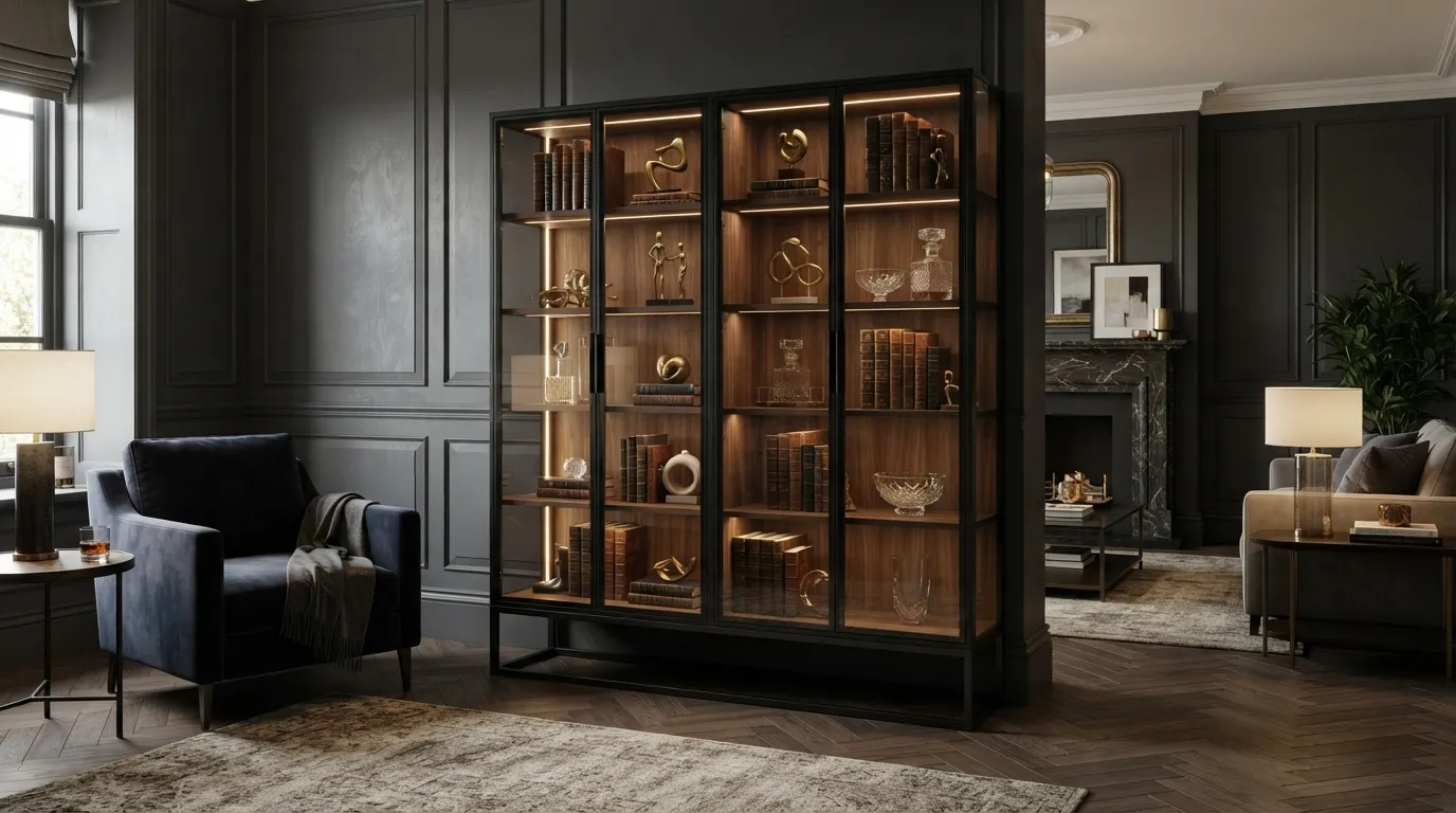 Smoked Glass Cabinet