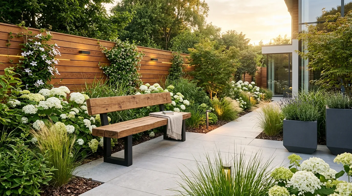 Wooden Garden Bench