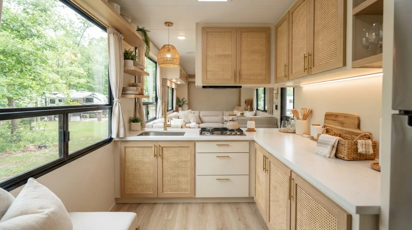 Cane Cabinet Doors
