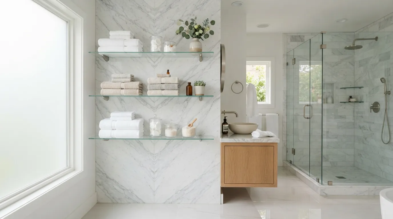 Glass Shelf Elegance