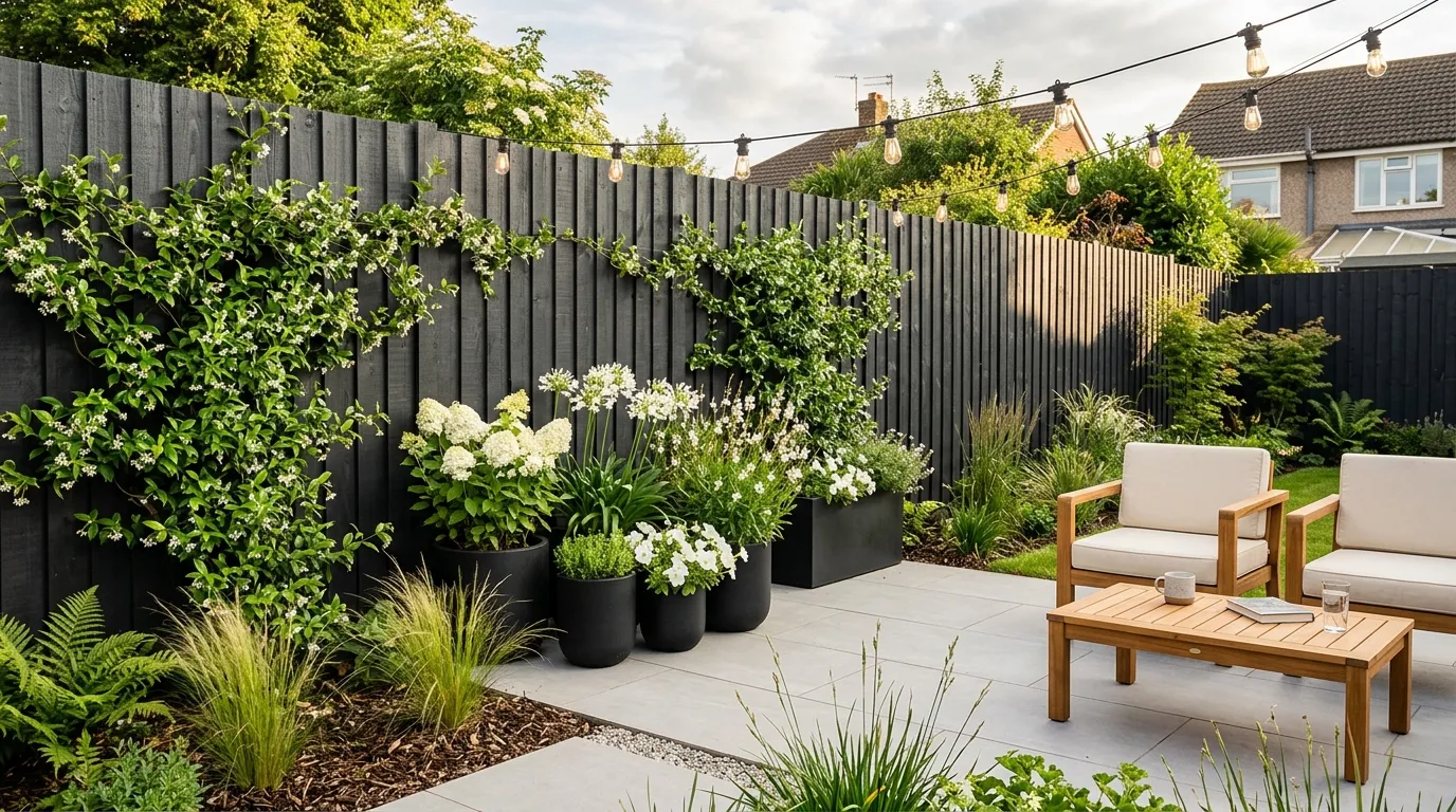 Painted Fence Panels