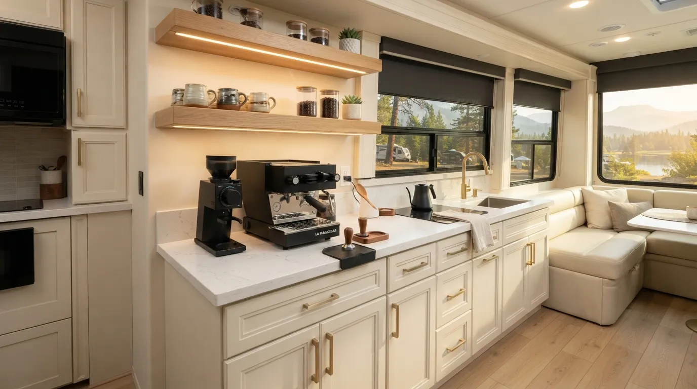 Built-In Coffee Station