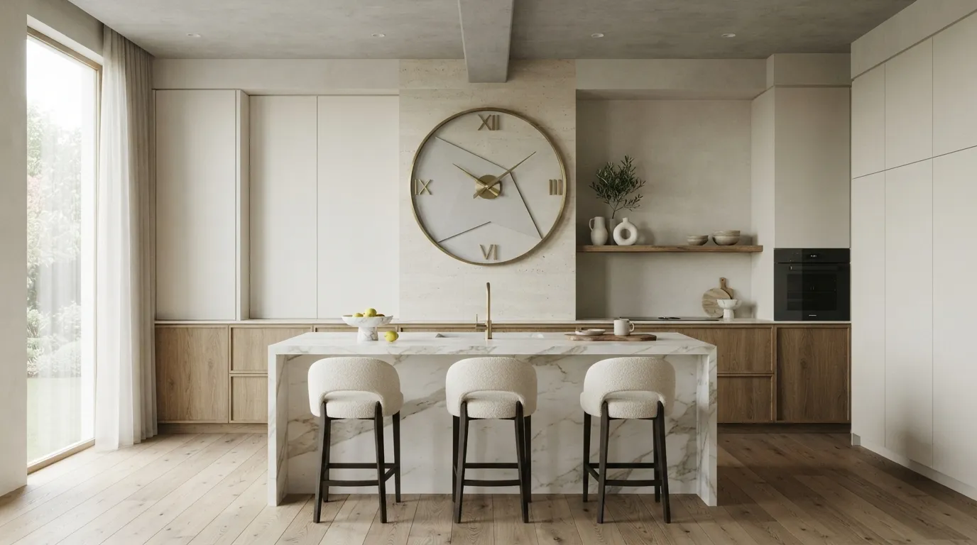 Sculptural Clock Feature