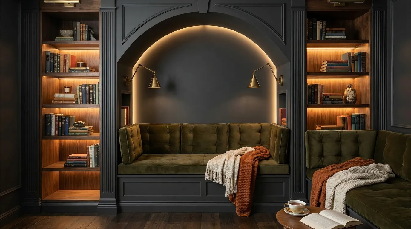 Arched Book Nook