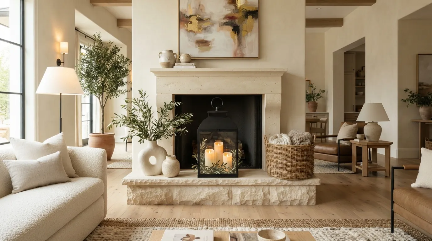 Fireplace Hearth Display
