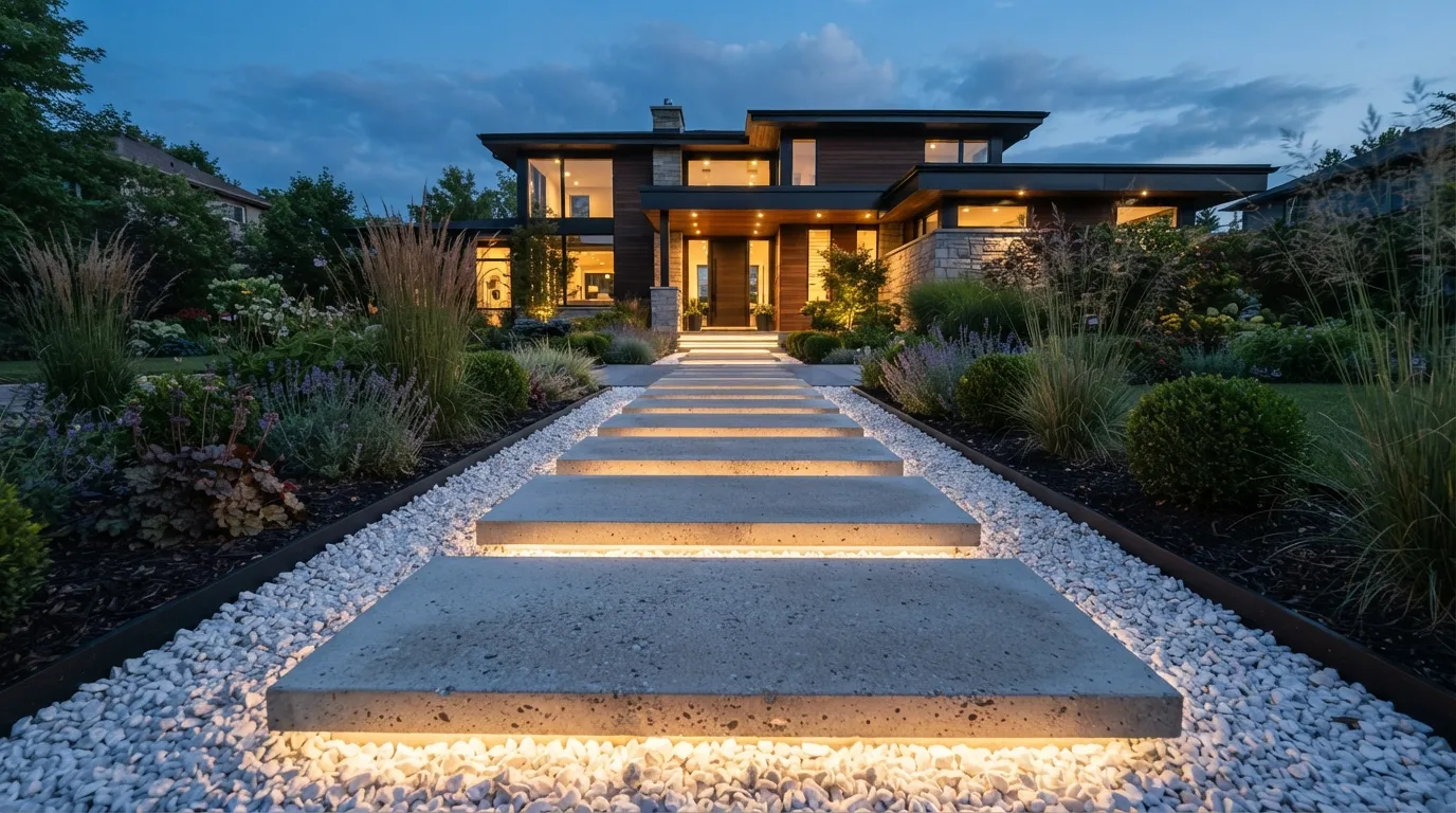 Floating Stepping Path