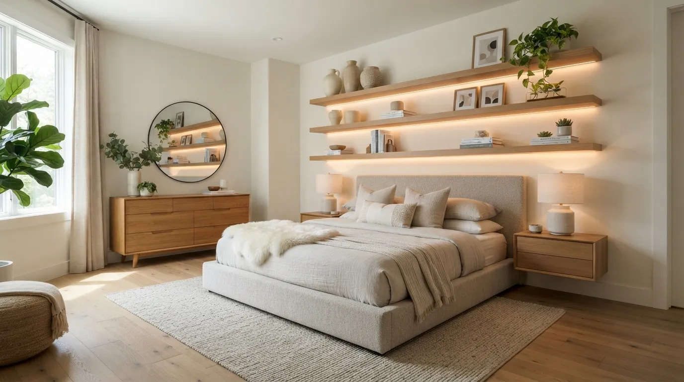 Minimalist Floating Shelves