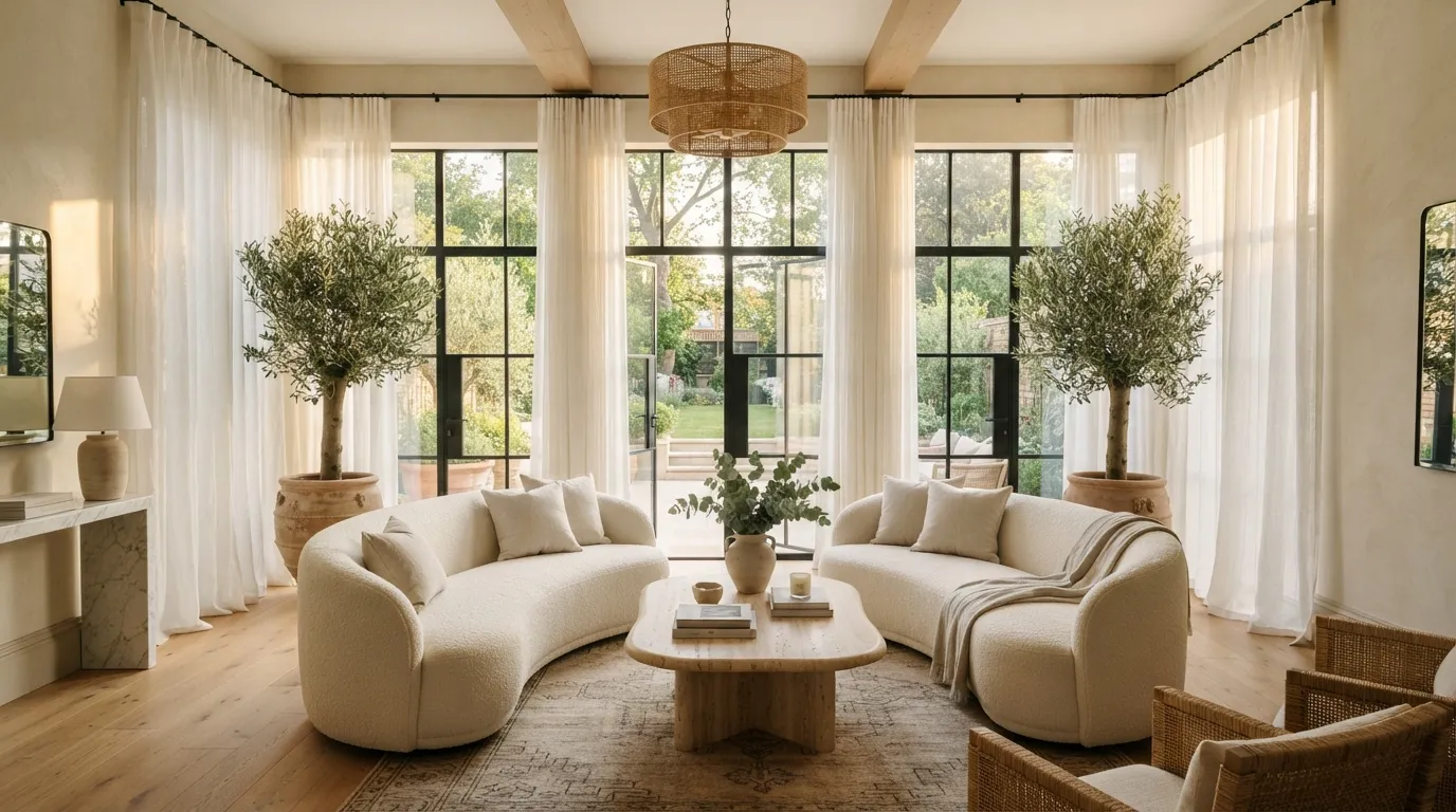 Sheer Linen Drapes
