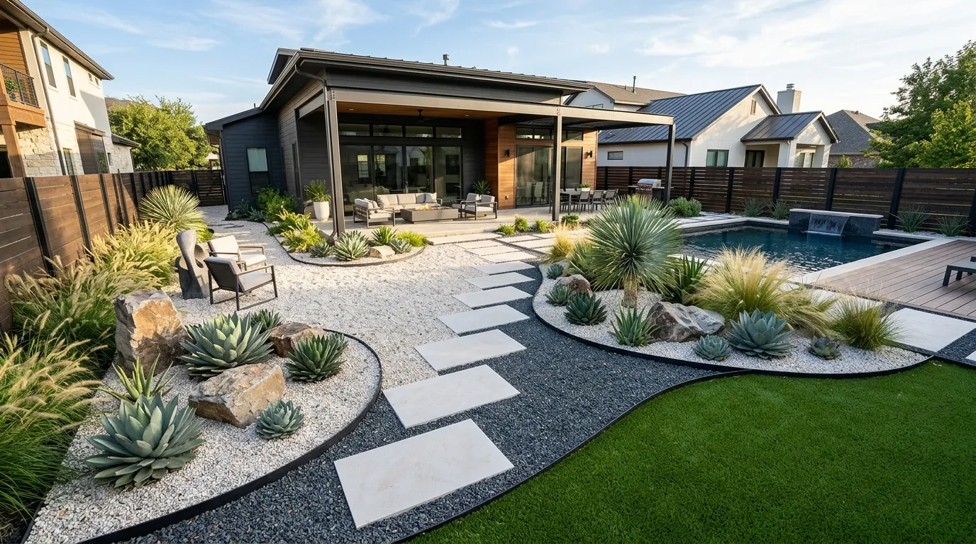 Decorative Gravel Garden