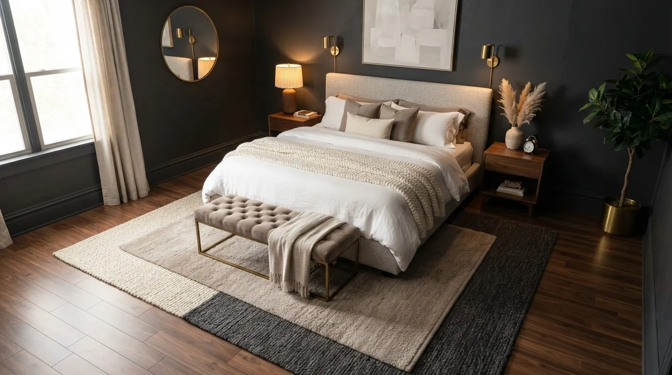 Layered Area Rugs