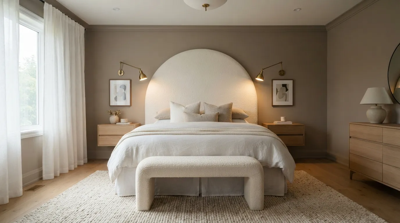 Oversized Arched Headboard