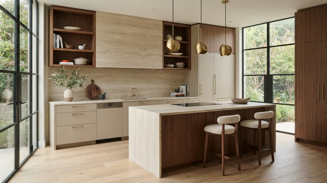 Warm Walnut Accents