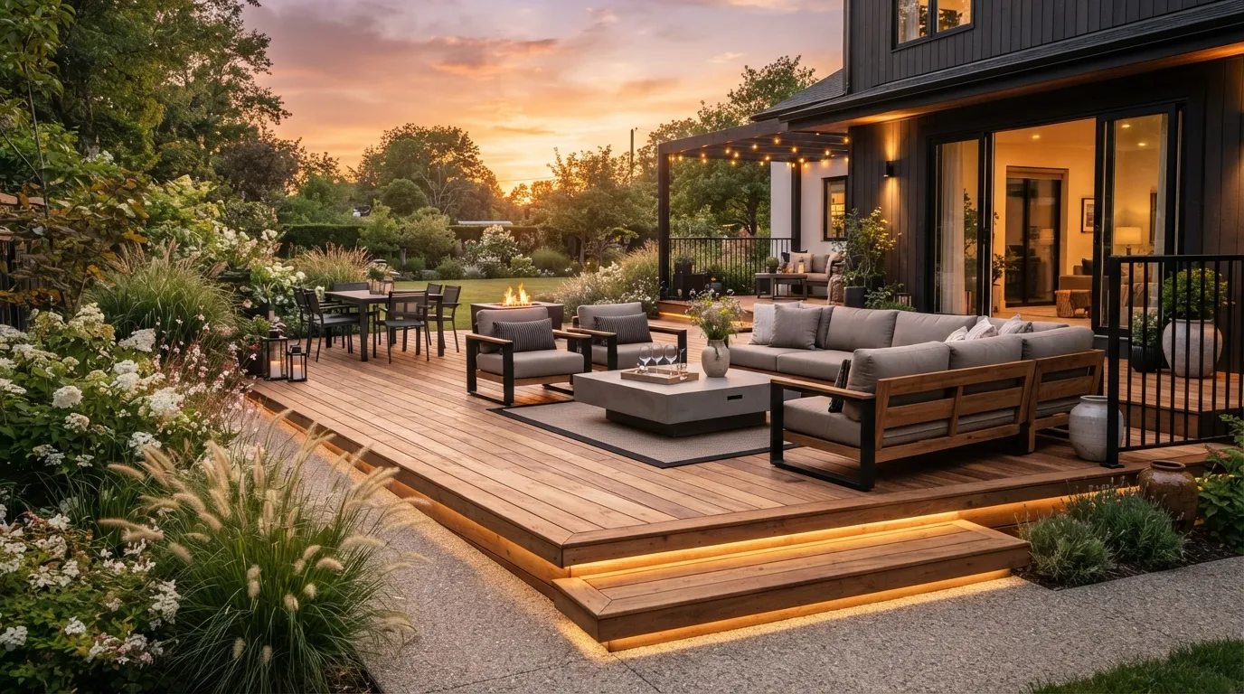 Floating Timber Deck