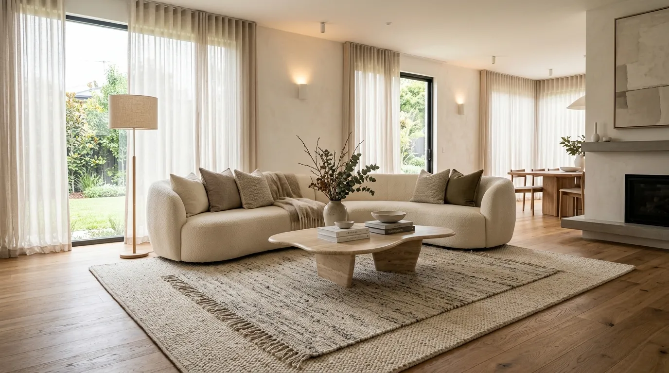 Layered Area Rugs