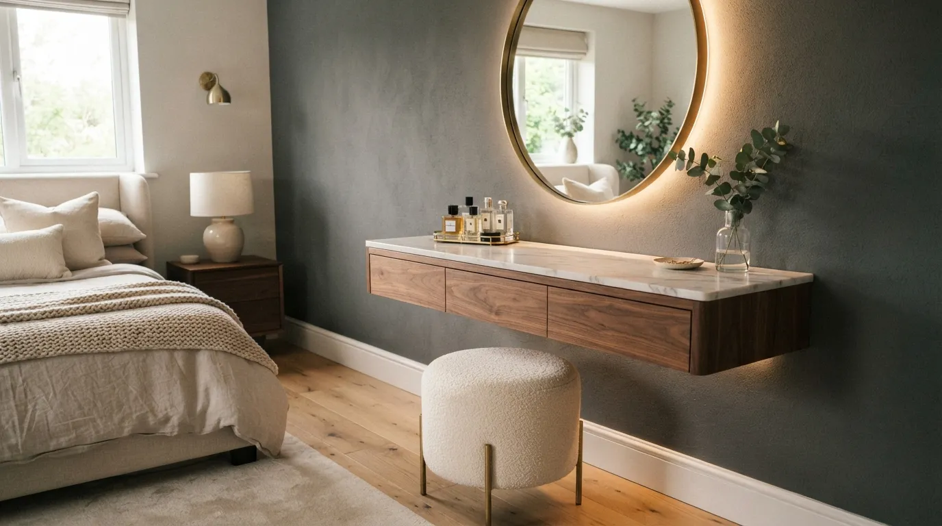 Minimalist Vanity Corner