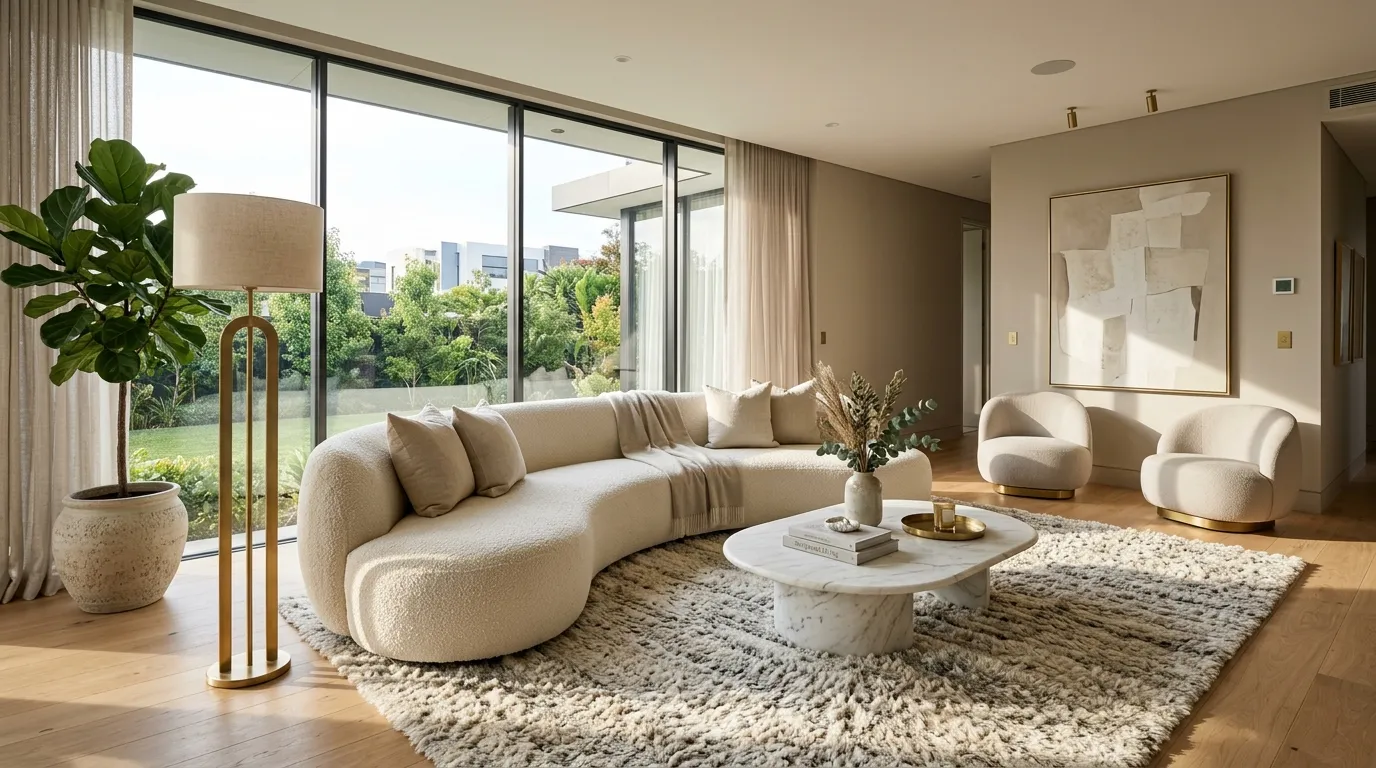 Curved Statement Sofa