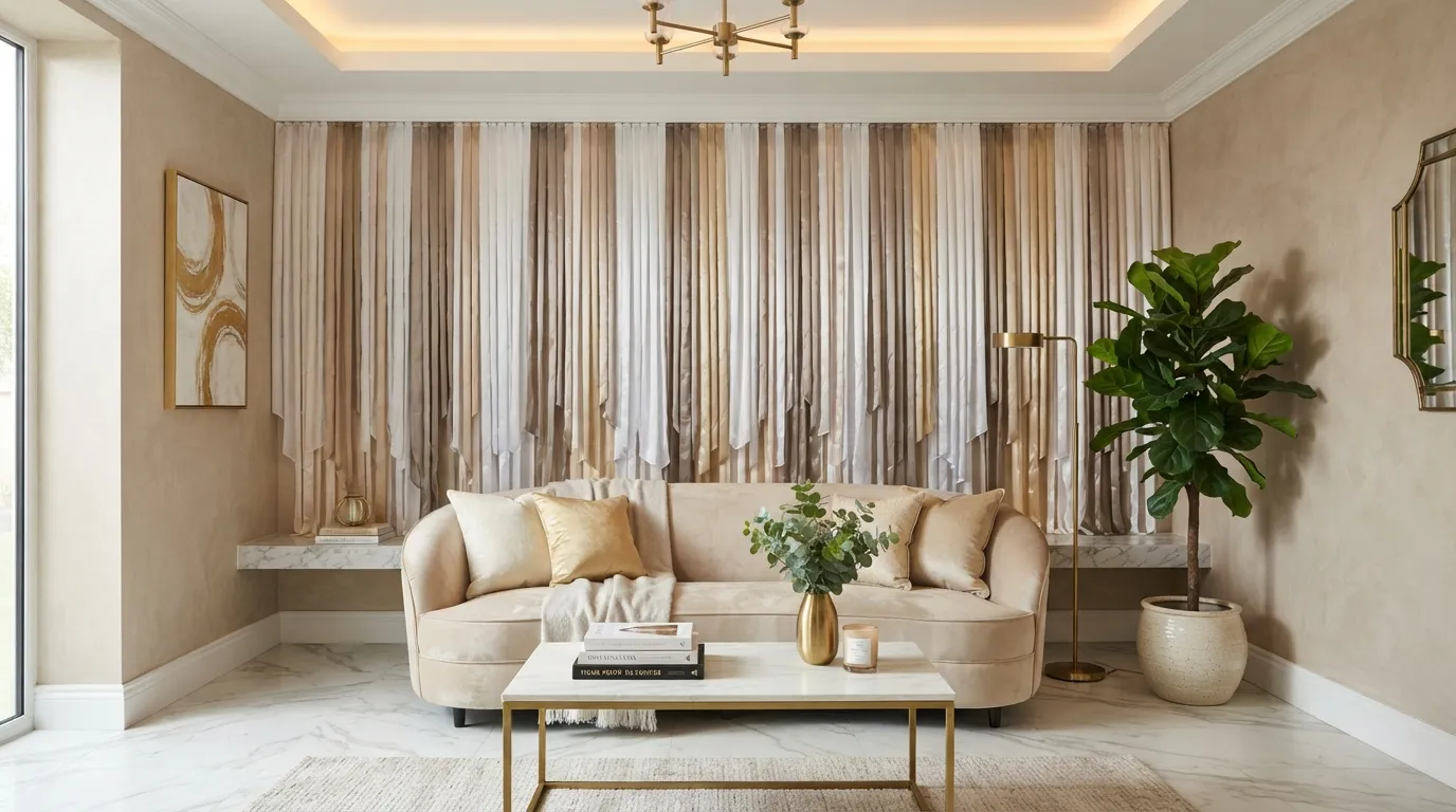 Floating Ribbon Wall