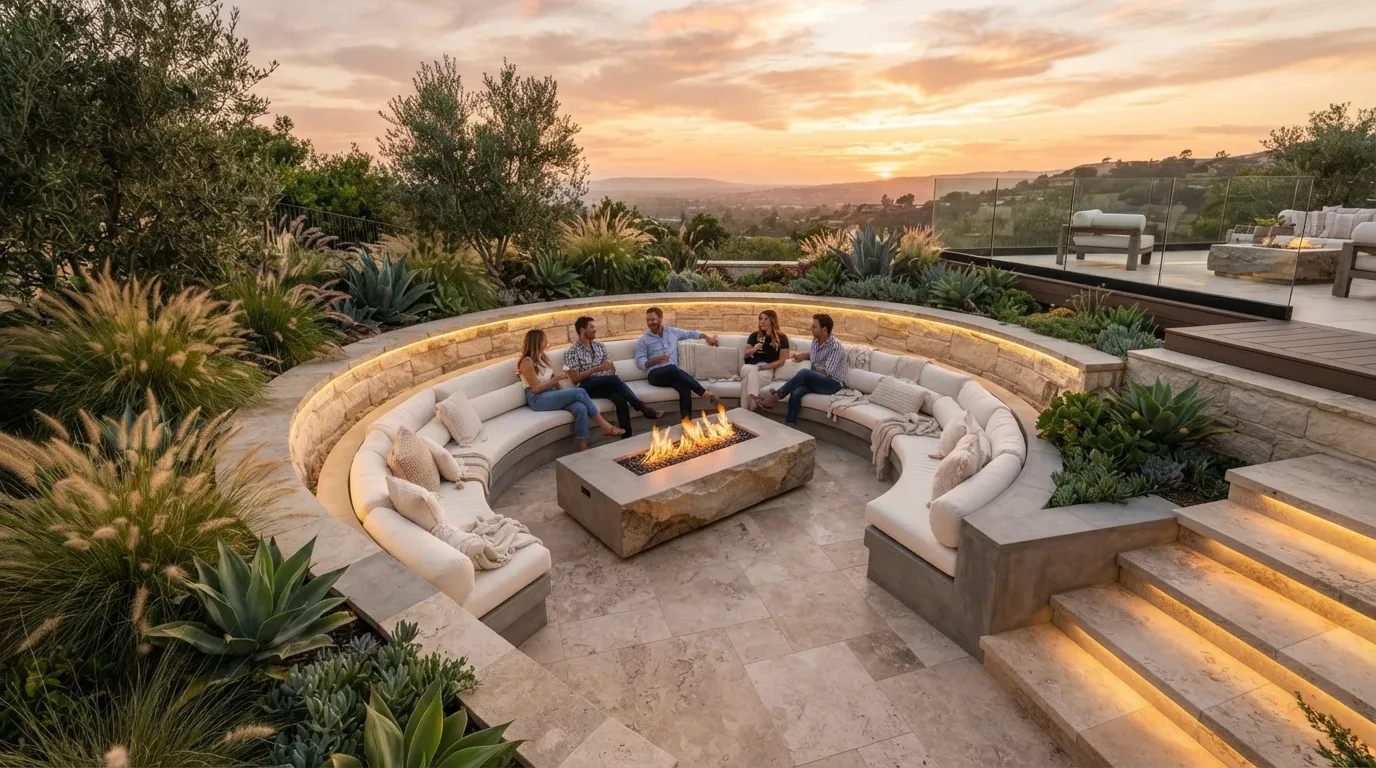 Sunken Conversation Pit