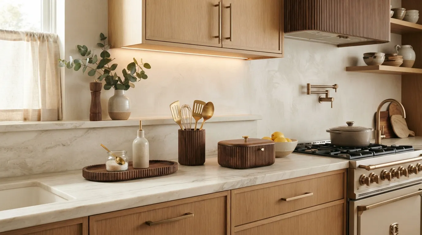 Fluted Wood Accents