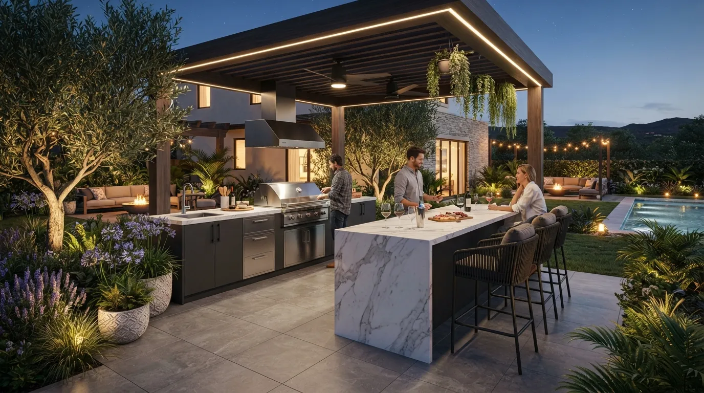 Luxury Outdoor Kitchen