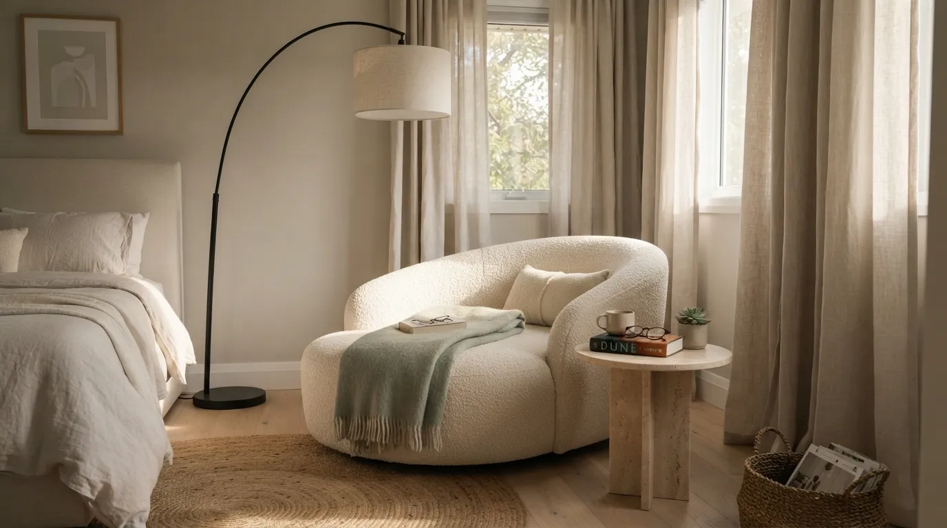 Minimalist Reading Corner